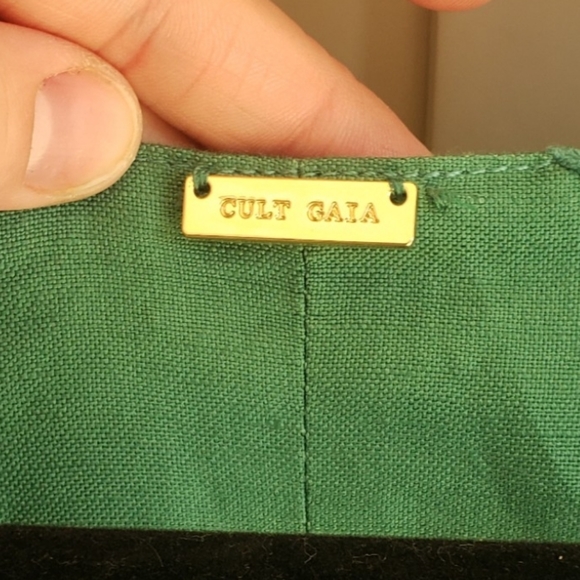 Cult Gaia Johanna cropped linen top - Picture 4 of 6